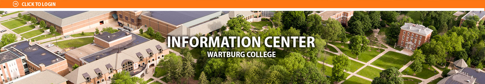 Information Center: Wartburg College Banner